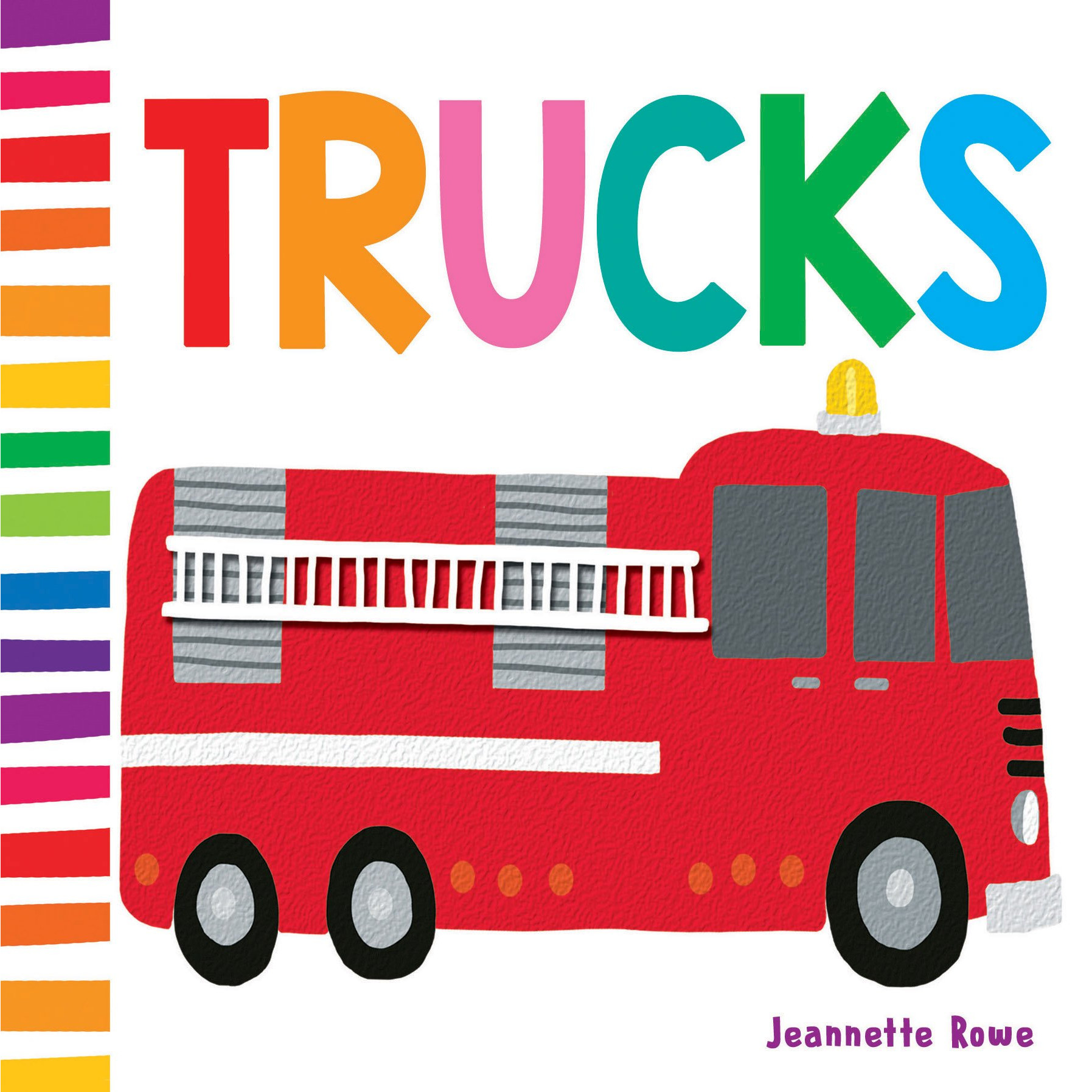 Sách jr baby board books trucks - tìm hiểu về xe cộ - nhà sách giáo dục á châu