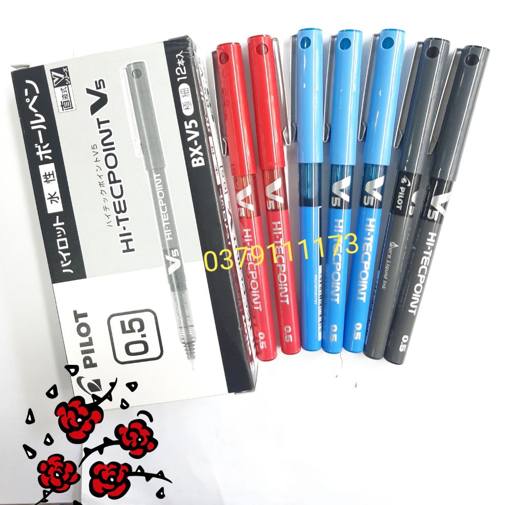 Bút kim V5 pilot Nhật Bản-Bút vẽ định hình mày môi.