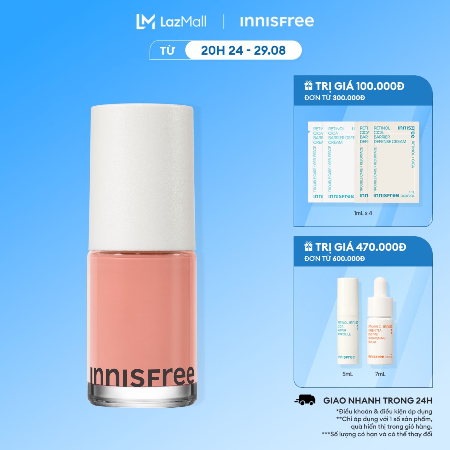 Sơn móng INNISFREE Real Color Nail 6ml