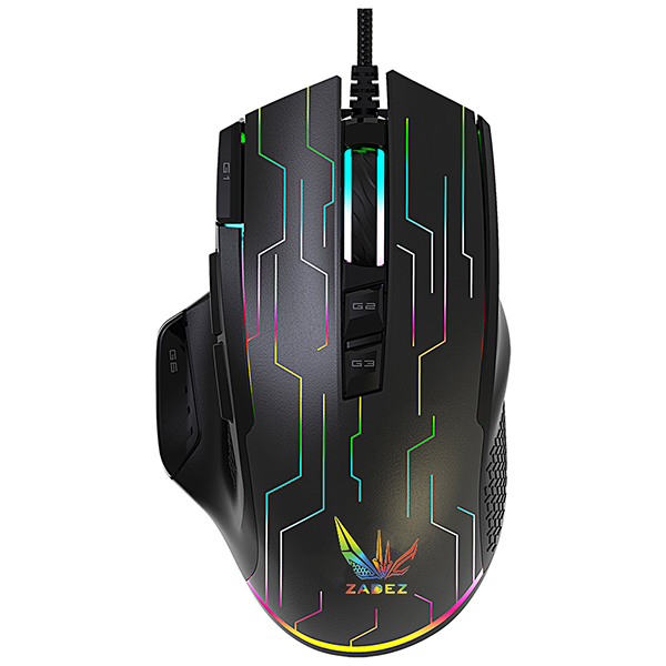Chuột gaming cao cấp chipset pixart 3330 zadez gt-616m