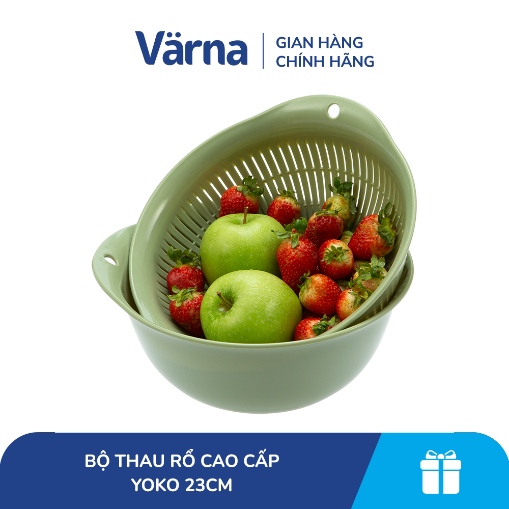 Bộ thau rổ cao cấp yoko 23cm