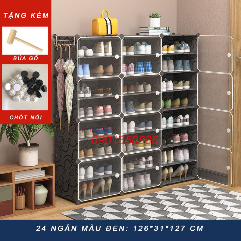 Tủ nhựa đựng giày lắp ghép - Kệ để giày - Giá giày dép đa năng