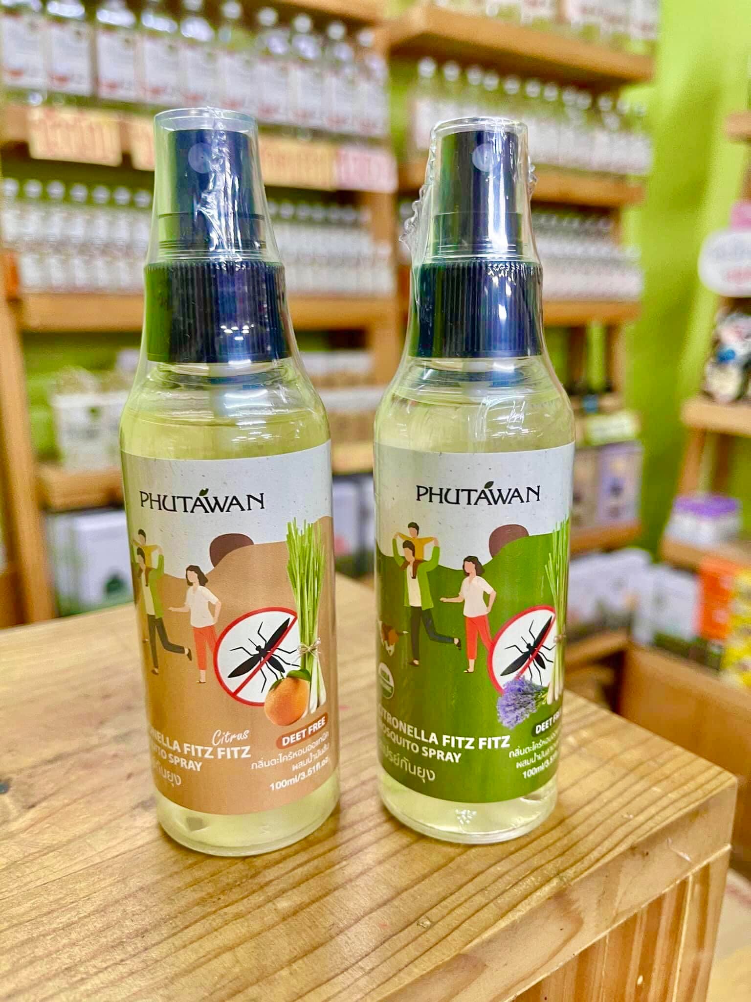 Tinh Dầu Xịt Chống Muỗi, Côn Trùng Phutawan Citronella Cho Bé 100ml Thái Lan
