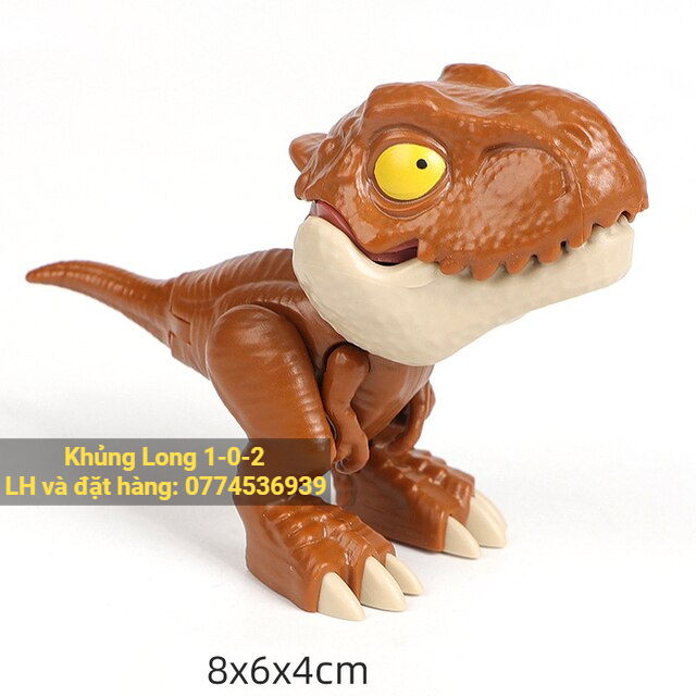 Khủng Long Cắn Ngón Tay Trọn Bộ 43 Mẫu Mô Hình Bằng Nhựa Hàm Có Lò Xo Vui Nhộn