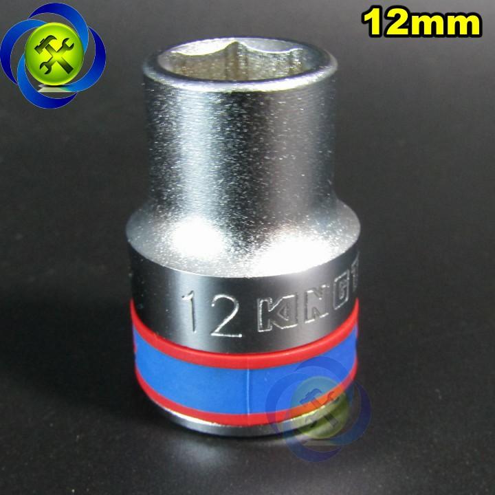 Tuýp trắng ngắn kingtony 433512m 1 phần 2 inch - 12mm 6 cạnh