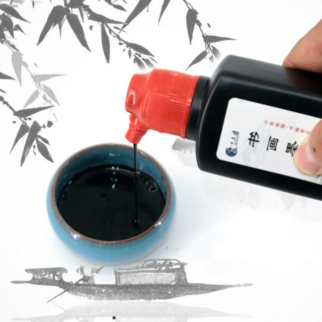 Mực thư pháp màu đen 100ml