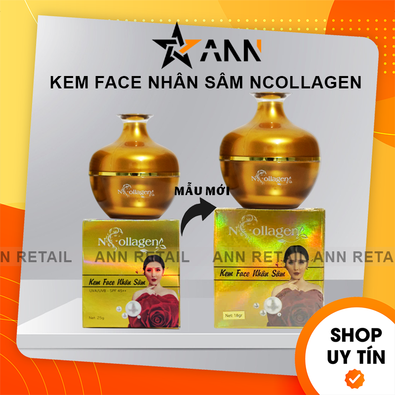 Chính hãng Kem Face Nhân Sâm N Collagen - Mỹ Phẩm N-Collagen - Boss Trần Thị Bích Ngân