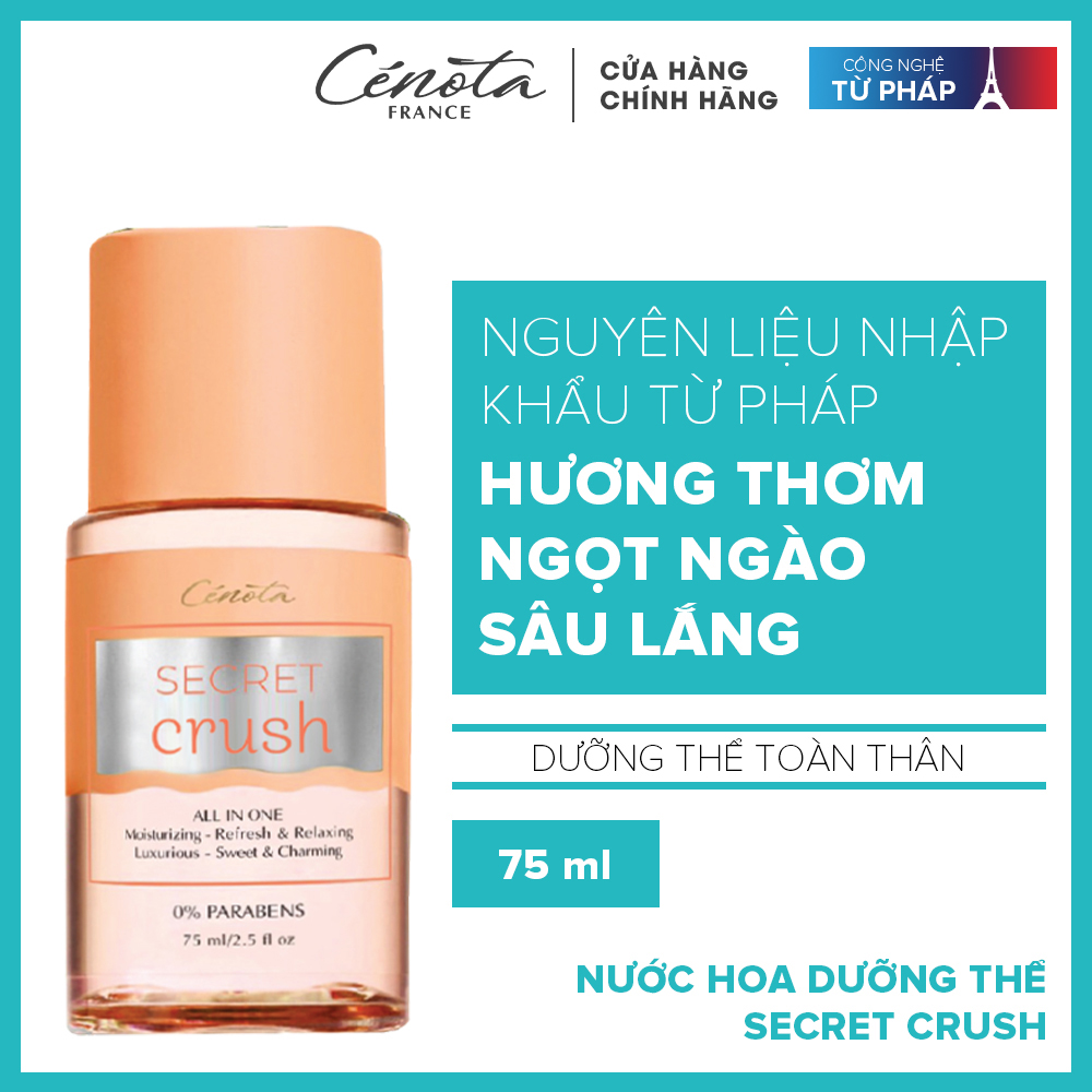 Nước hoa dưỡng thể Cénota Secret Sexy Crush 75ml