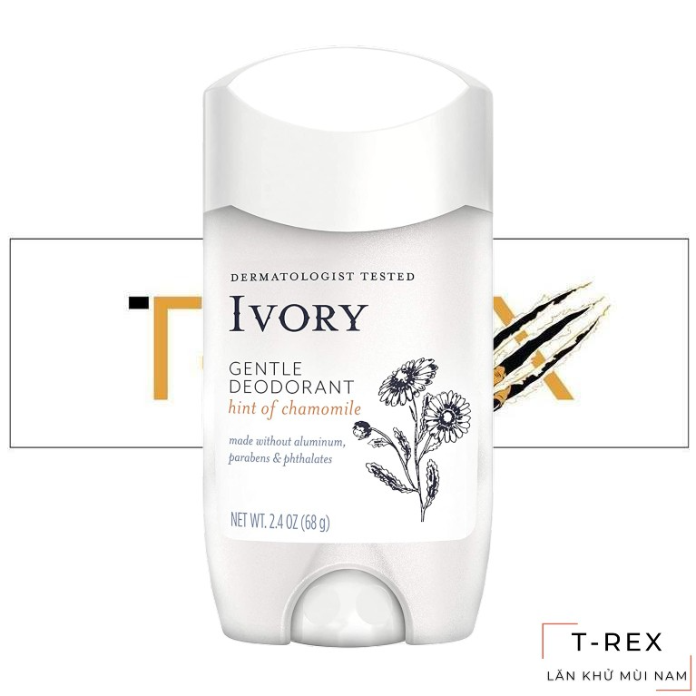 [HCM]Lăn Sáp Khử Mùi Ivory Gentle Deodorant Chamomile 68g ( Cam Kết Hàng Đúng Mô Tả  Chất Lượng Sản Phẩm Đảm Bảo An Toán Người Sử Dụng )
