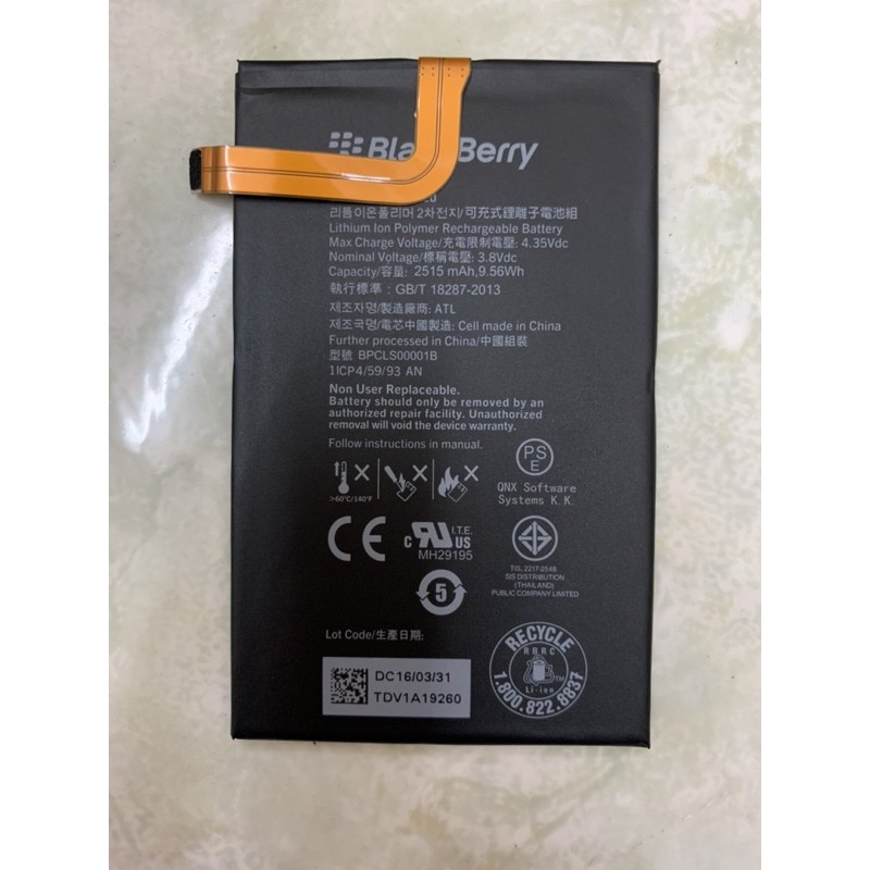 Pin Blackberry Q20 Classic Zin Mới