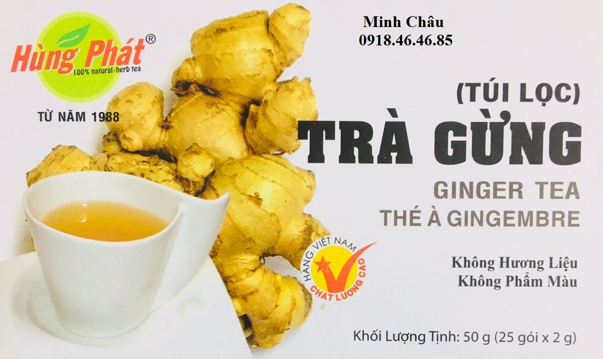 Trà gừng Hùng Phát túi lọc
