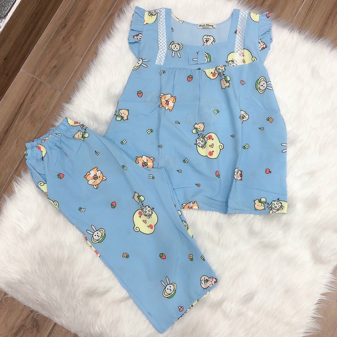 Bộ lụa satin lững siêu mềm, bộ lụa cánh tiên