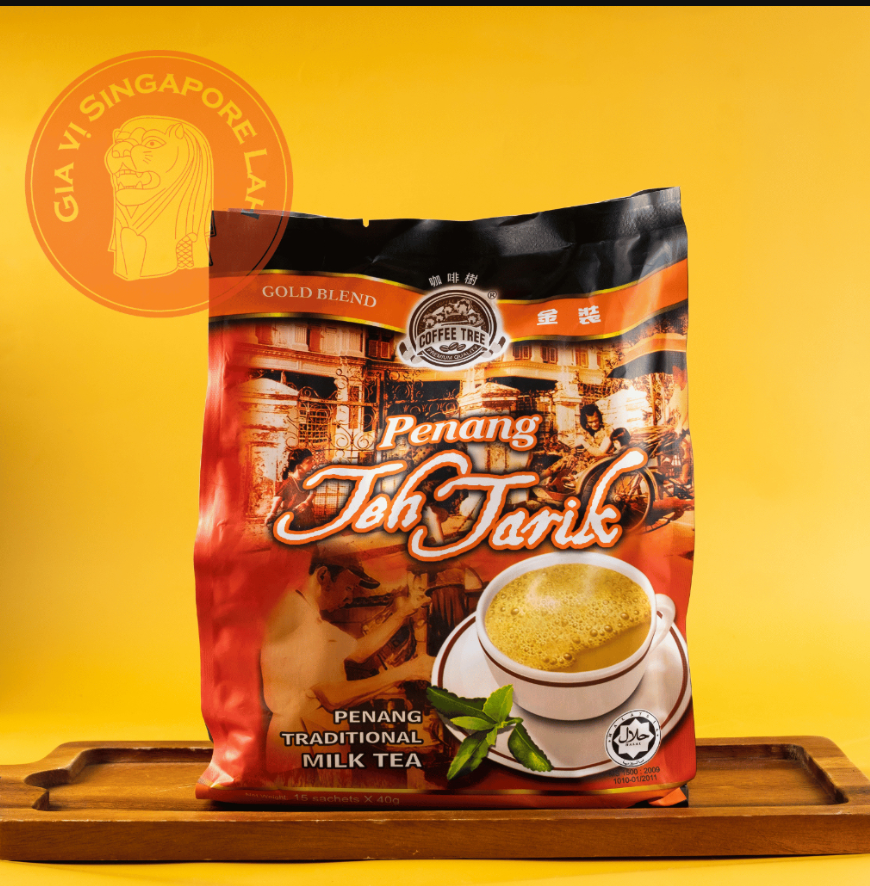 [HSD/EXP 1/12/24] Coffee Tree - Trà sữa truyền thống Penang Malaysia/Malaysia Penang Tarik Traditional Milk Tea 600g