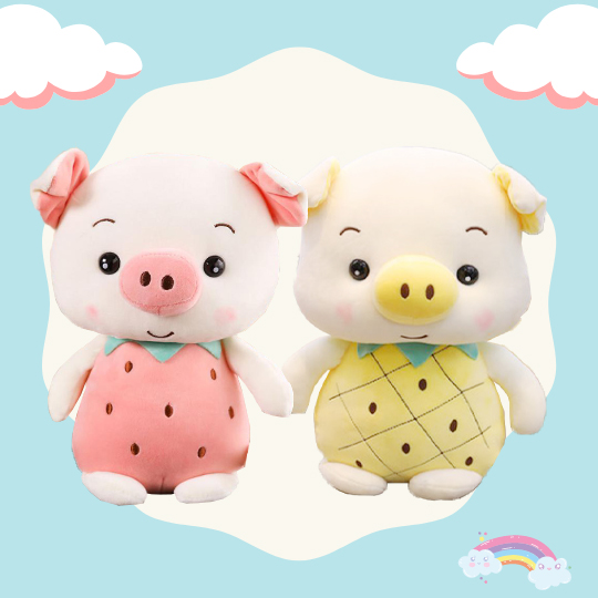 [HCM]Thú Bông Bé Heo Dâu 55cm 3 Màu