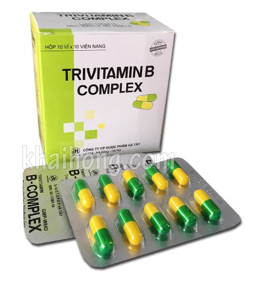 Viên uống B-Complex Hộp 100 viên Trivitamin B Complex - Hadiphar