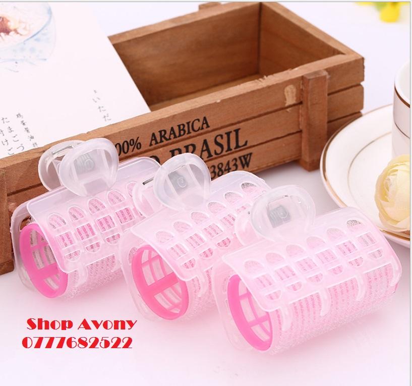 Combo 3 lô cuốn tóc gai dính có kẹp