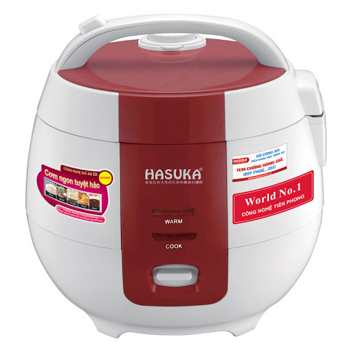 Nồi cơm điện hasuka hsk-801 dung tich 1,0 lít bảo hành 12 tháng
