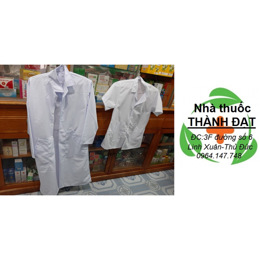 [Lấy mã giảm thêm 30%]Áo blu / áo y tá / áo bác sĩ nam nữ dáng dài hoặc ngắn bluose