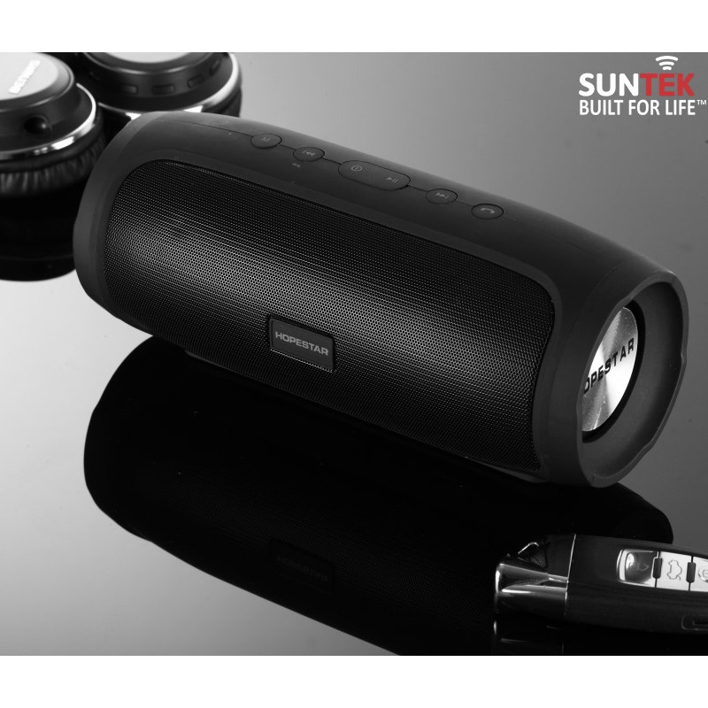 Loa Bluetooth Không Dây SUNTEK H14 kiêm Sạc Dự Phòng Pin 2400mAh - Công suất 8W | 1 Loa Bass trầm ấm & 2 Loa Treble chất lượng cao - Bảo hành Chính hãng 12 tháng