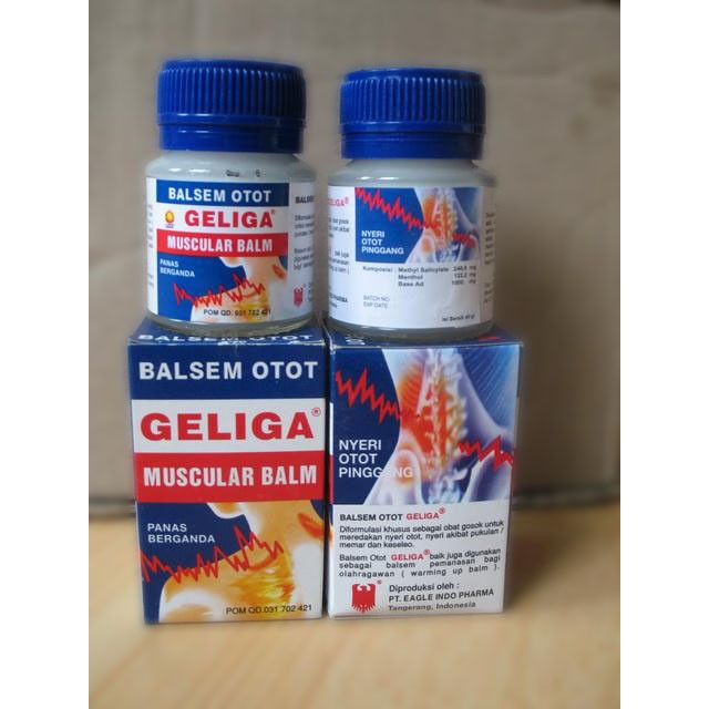 DẦU CÙ LÀ LỬA GELIGA 40G INDONESIA