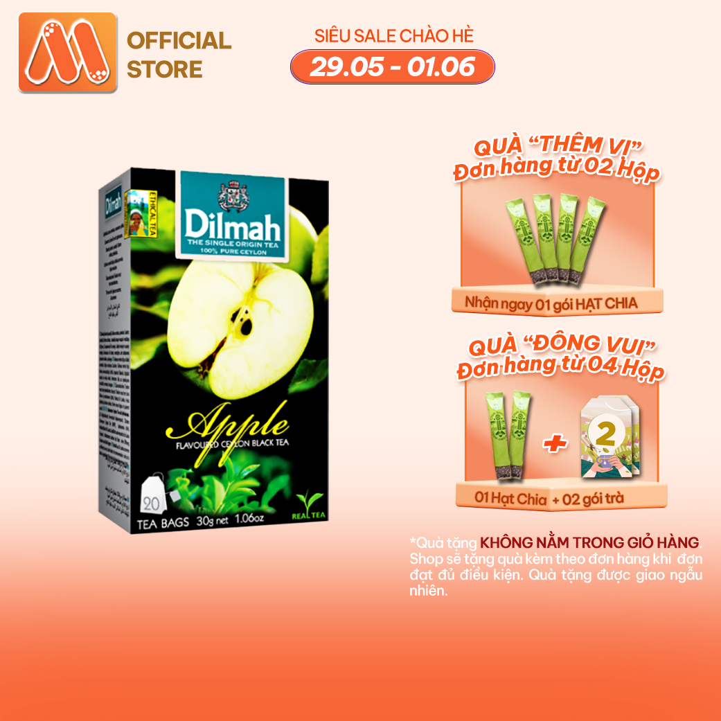 Trà dilmah vị táo - apple 30g