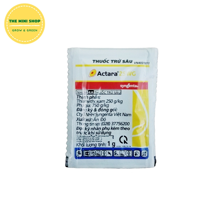 Thuốc trừ sâu lưu dẫn Actara 1g