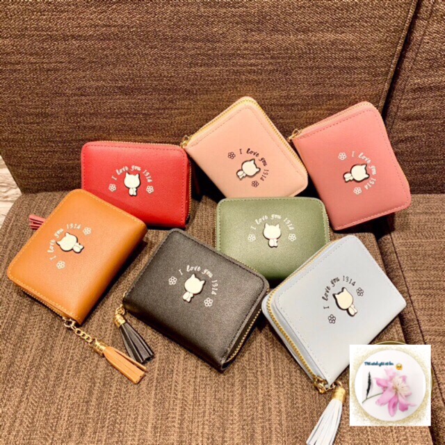 Ví Bóp Nữ Nhỏ Gọn Cầm Tay Bỏ Túi Mini Đựng Tiền Cute YSALL VN18