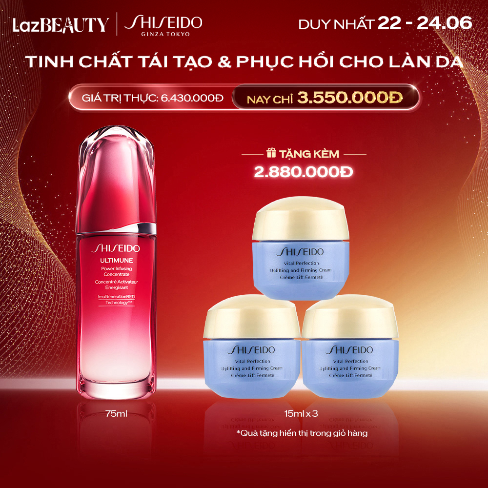 Tinh chất (serum) dưỡng da Shiseido Ultimune Power Infusing Concentrate 75ml