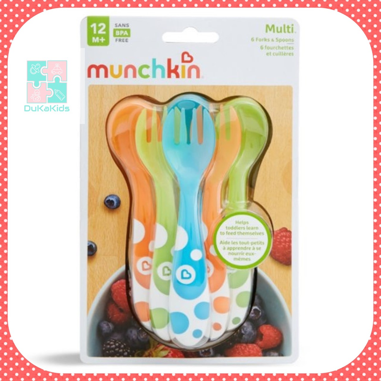 Muỗng nĩa Munchkin cho bé tập cầm (tách set)