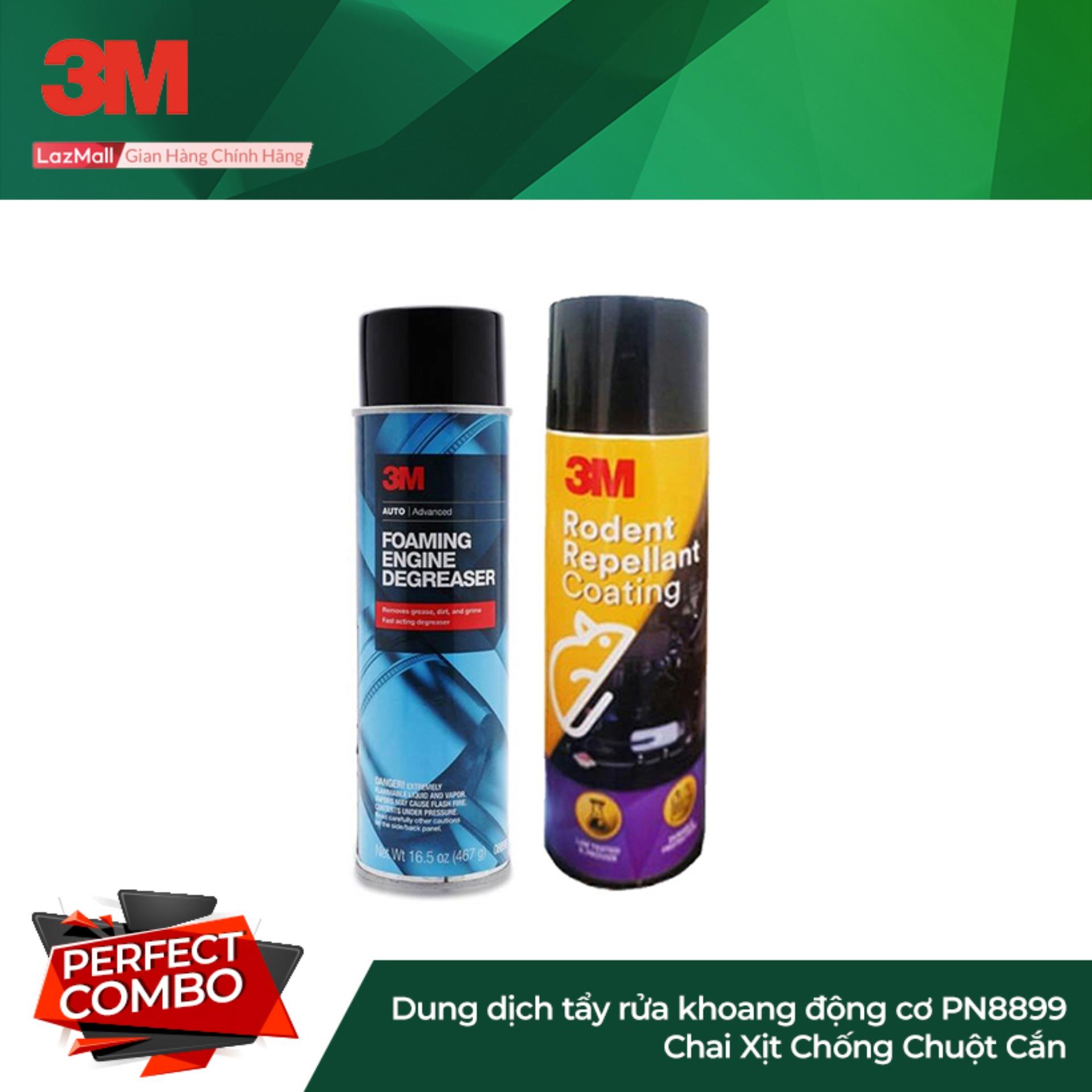 Smart combo Dung dịch tẩy rửa khoang động cơ PN08899 + Chai Xịt Chống Chuột Cắn