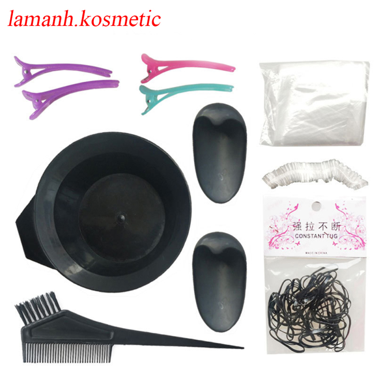 Dụng cụ bát chổi nhuộm tóc tại nhà