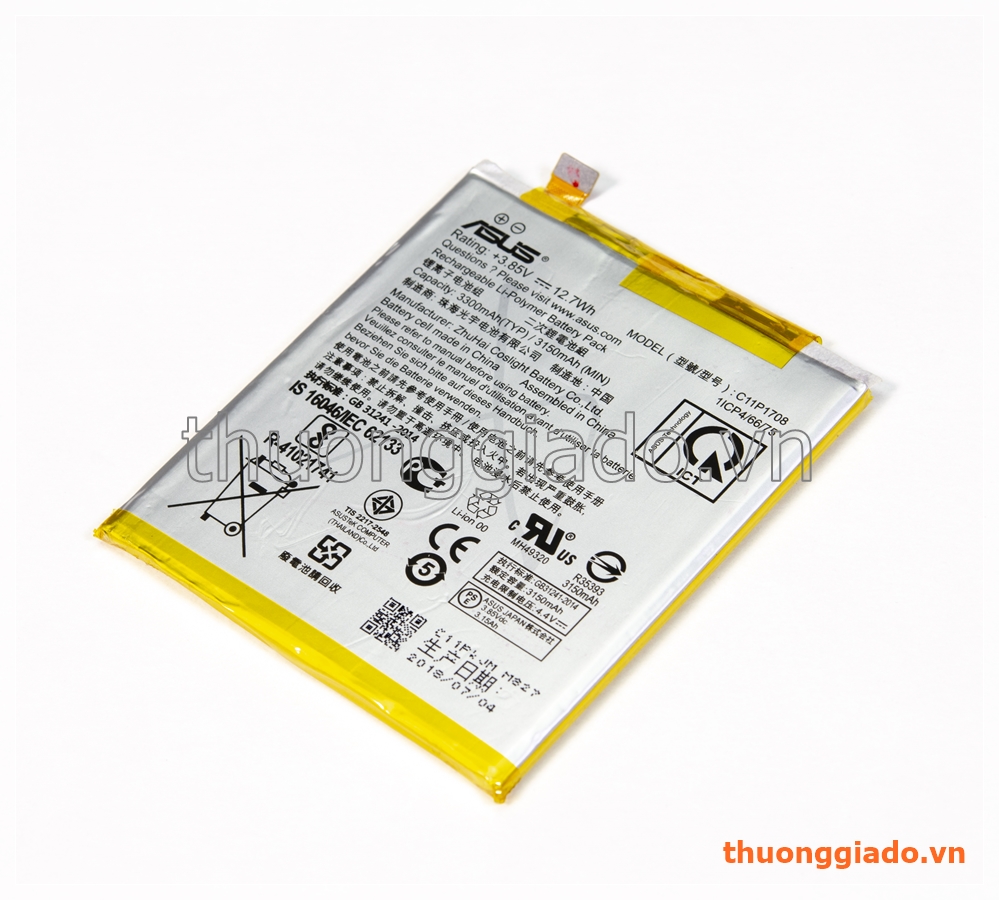 Pin asus zenfone 5 2018 x00qd ze620kl 3300mah zin - hàng nhập khẩu