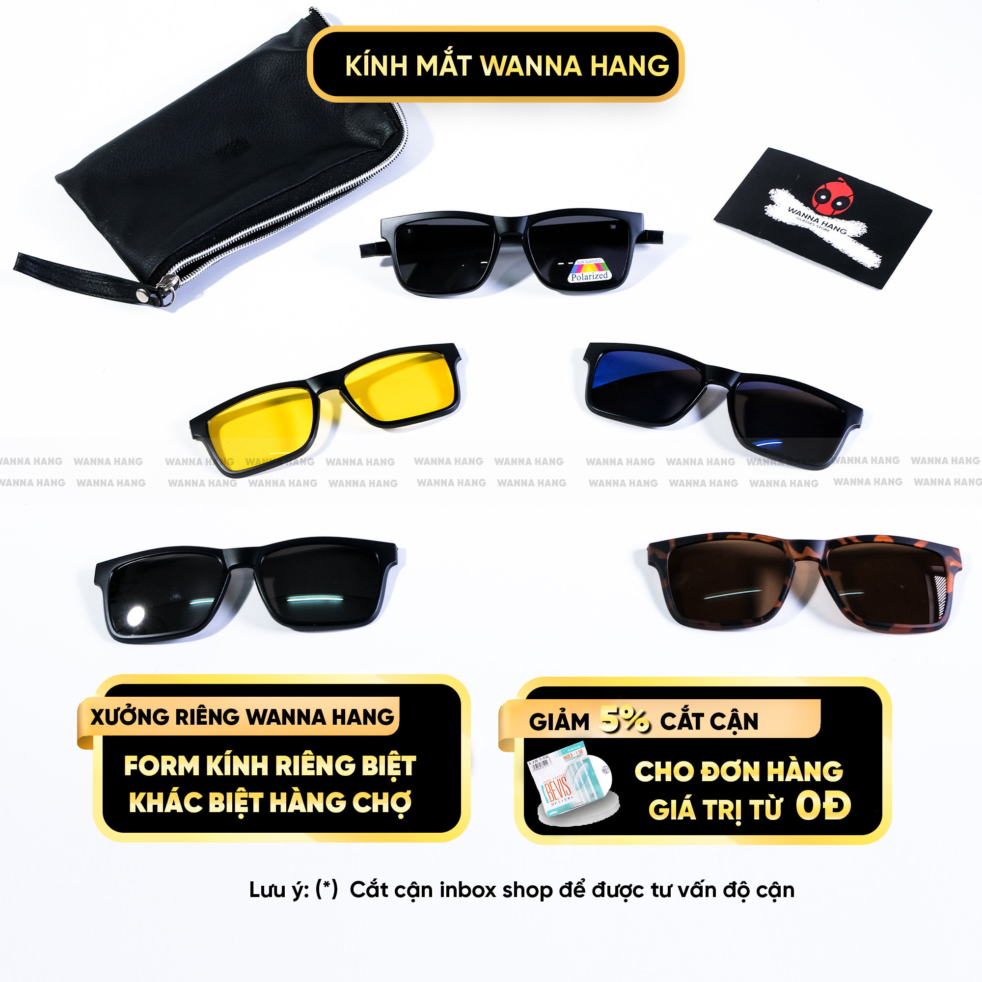 Gọng kính cận thể thao có nam châm giữ cố định nam nữ 5 in 1 KTT01 thiết kế siêu nhẹ siêu bền hỗ trợ các môn thể thao vận động mạnh