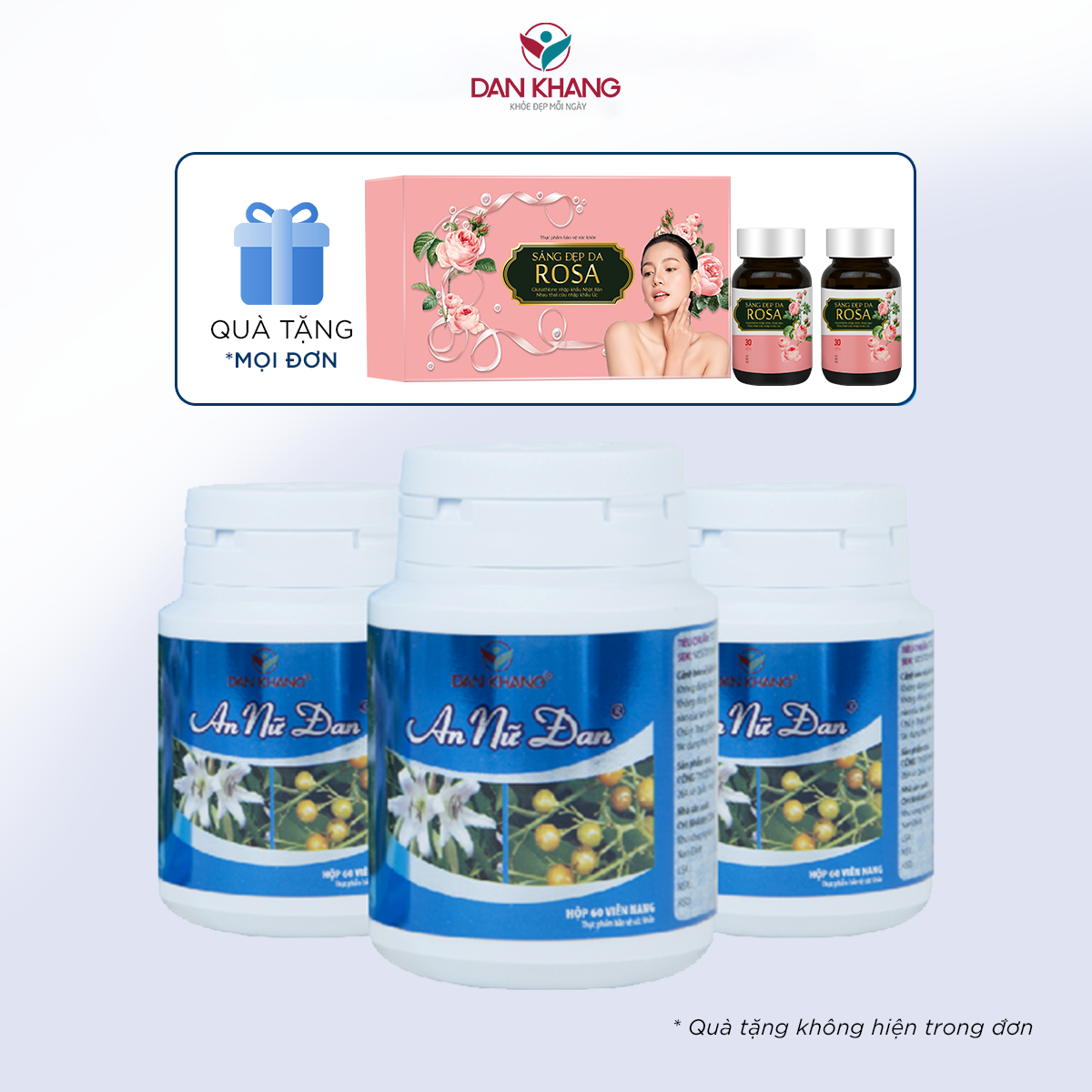 Combo 3 hộp viên uống hỗ trợ giảm u xơ u nang an nữ đan hộp 60 viên