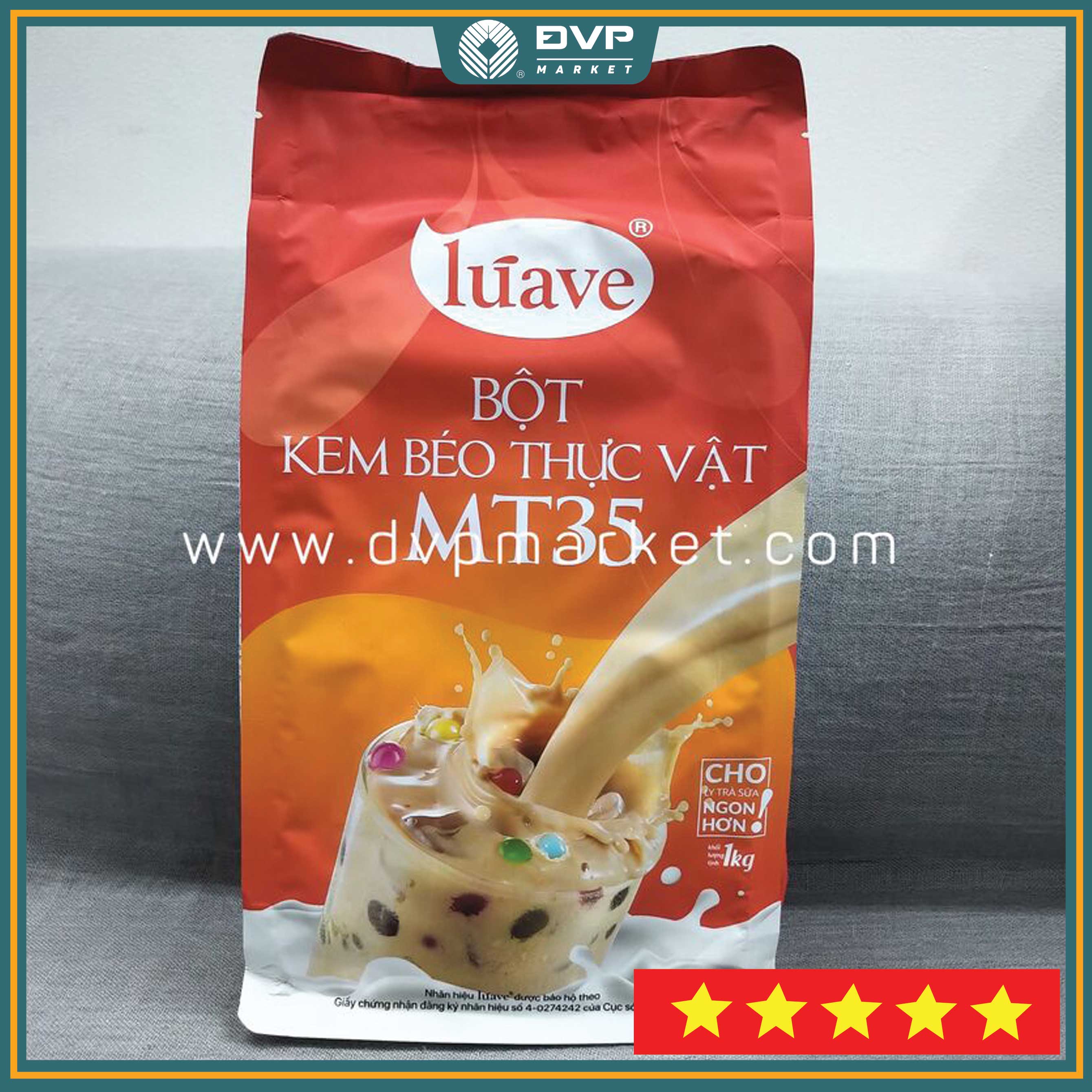 Bột Sữa pha nước uống, trà sữa,..Luave Mt35 (1Kg)