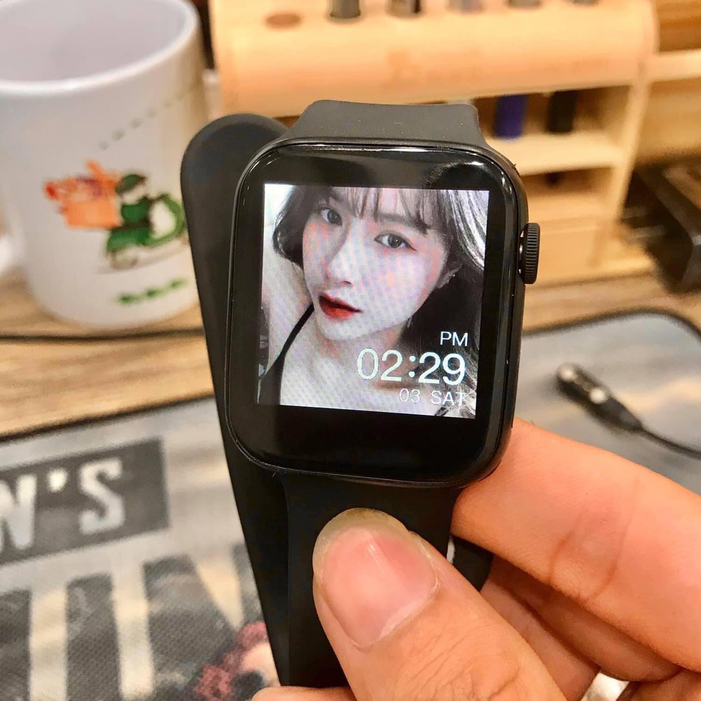 [THAY ĐC HÌNH NỀN] Đồng Hồ Thông Minh T500 Seri 5 Thay Được Dây | kết nối bluetooth 44mm đo nhịp tim tiện dụng