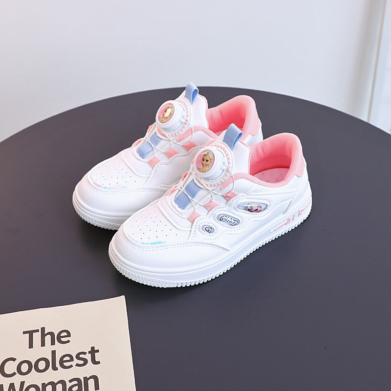 Giày Thể Thao Công Chúa Elsa Bé Gái Khóa Núm Xoay Tiện Lợi Siêu Nhẹ ATZ239