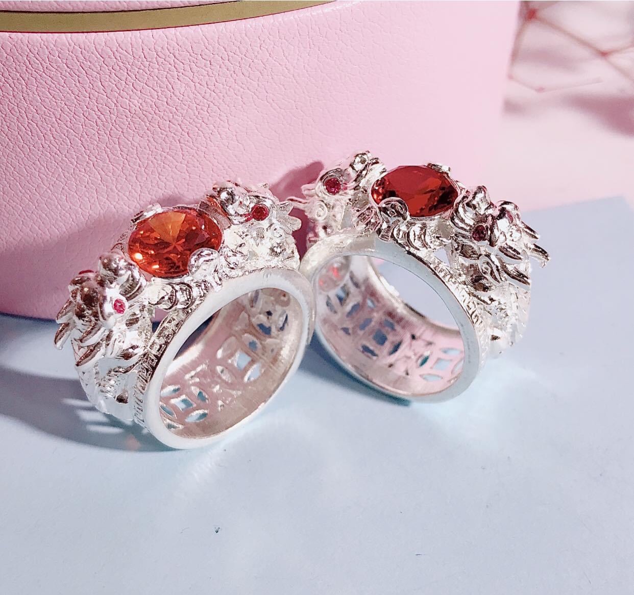 Nhẫn nam, nhẫn bạc nam hình rồng