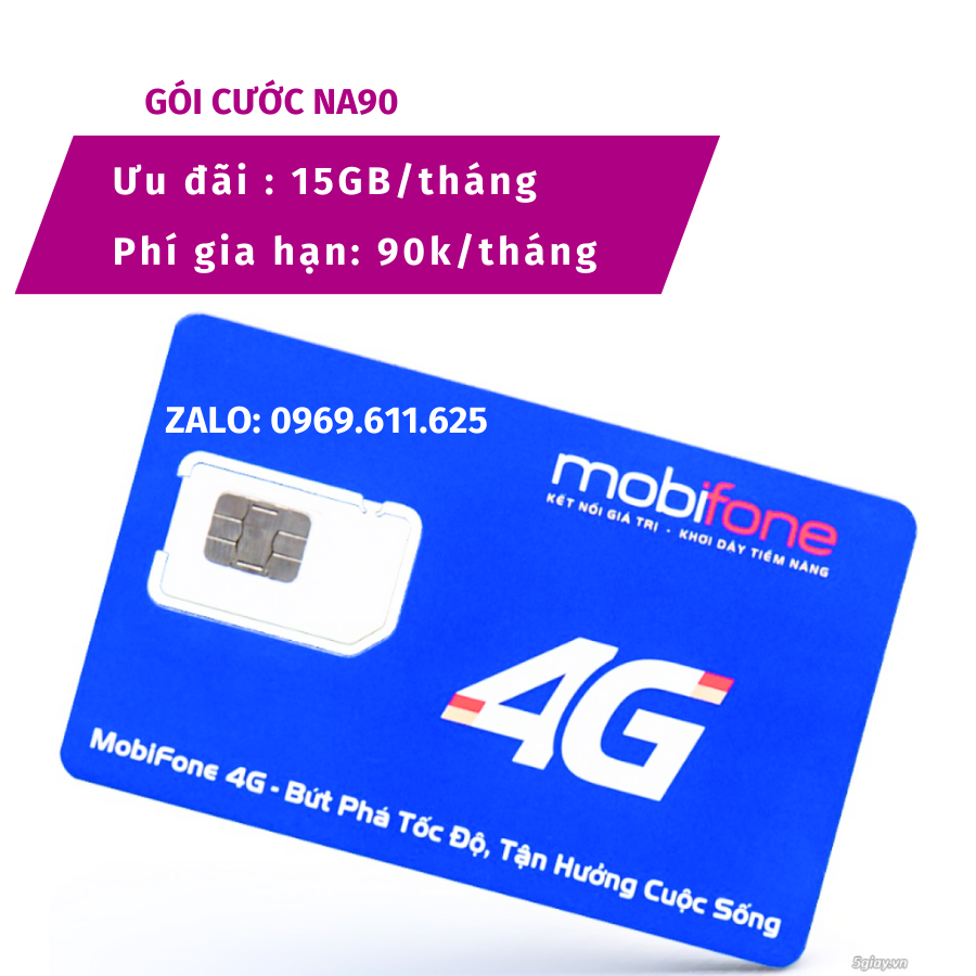 Sim nghe gọi Mobifone 4G Gói KC90 Miễn phí gọi + 1GB data mỗi ngày, Hàng chính hãng - Phí 90k/tháng . FREESHIP - CHƯA KÍCH HOẠT.