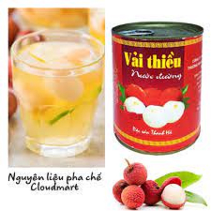 vải thiều ngâm - hũ 600g