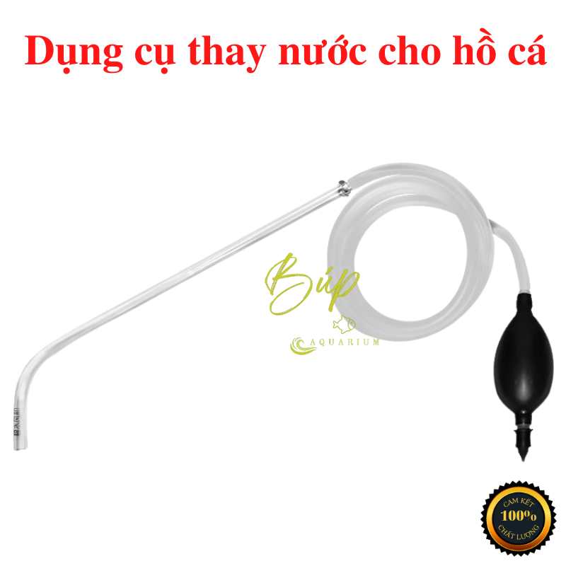 Dụng cụ hút cặn thay nước mini cho hồ cá tép cảnh thủy sinh cao cấp