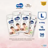 Combo 4 Tã/Bỉm quần organic siêu cao cấp Moony Dịu nhẹ size M46/L36/XL32- BAO BÌ THAY ĐỔI THEO TỪNG ĐỢT NHẬP HÀNG
