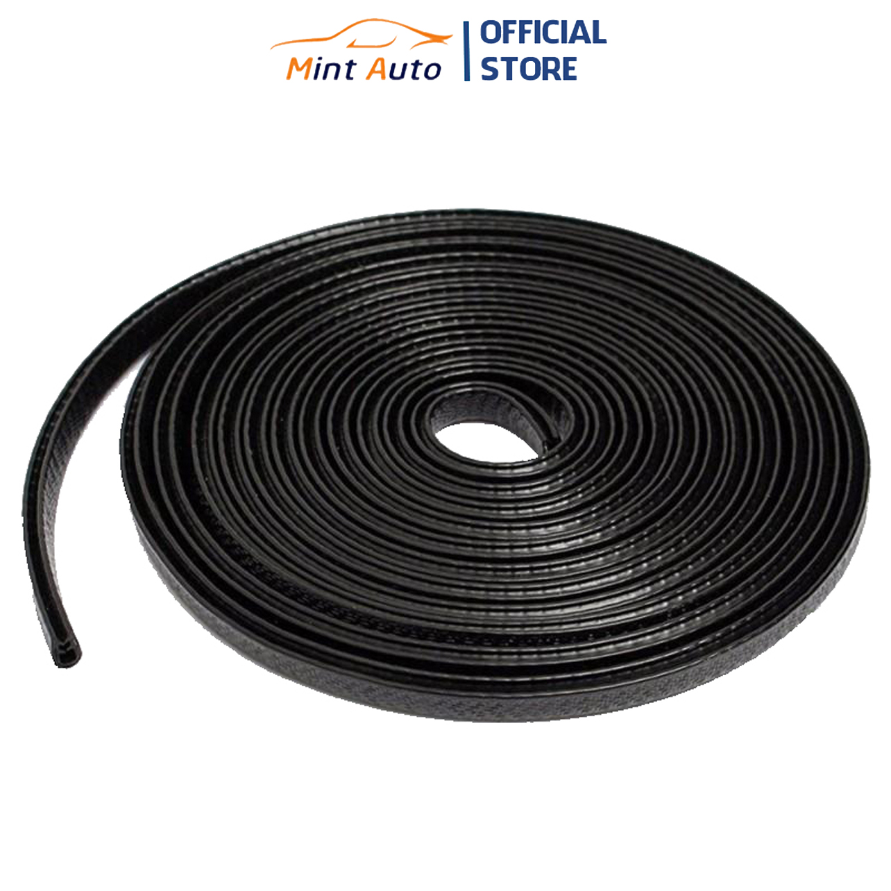 Cuộn 10m gioăng cao su, nẹp viền cửa chữ U lõi thép chống va đập, cách âm, chống ồn ô tô