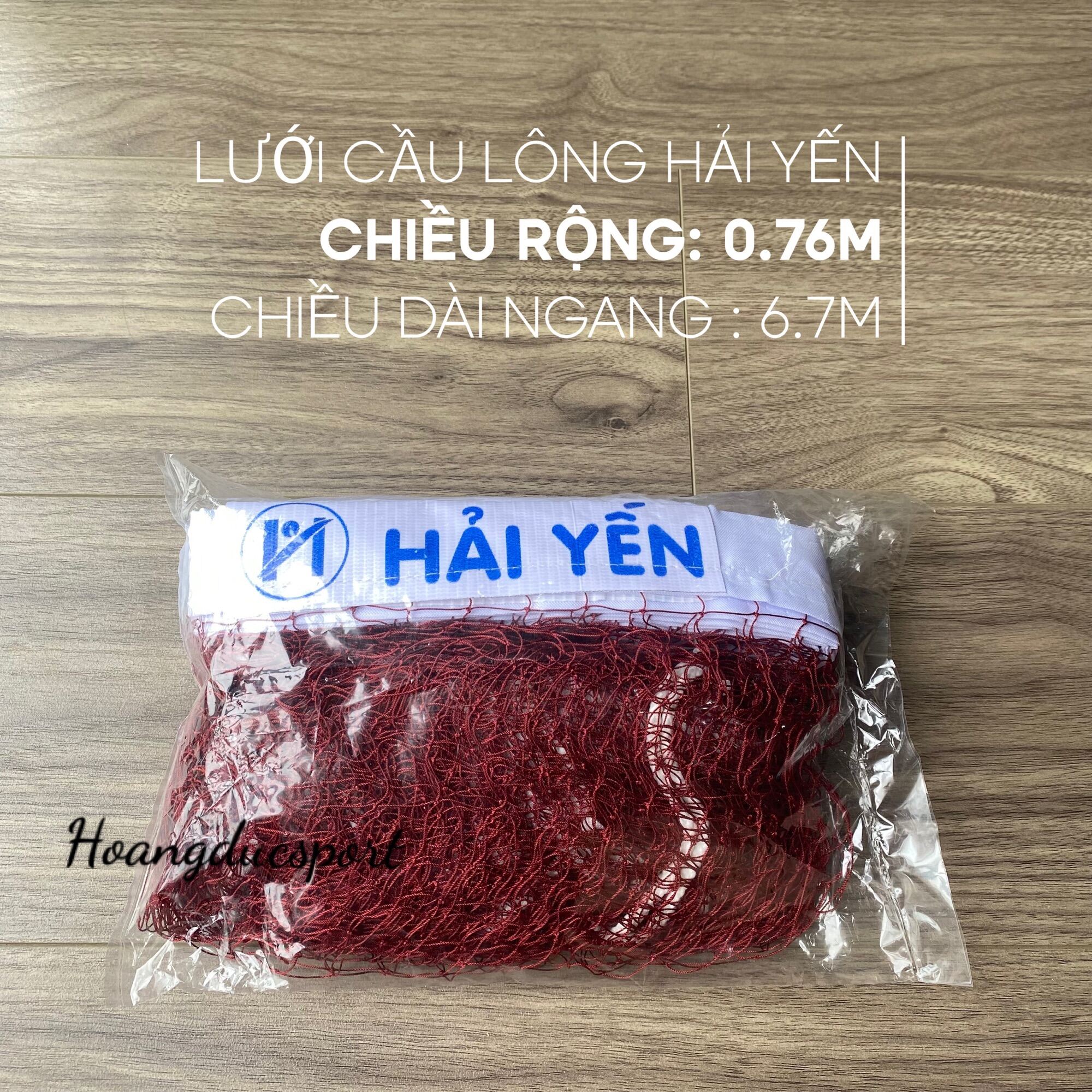 Lưới cầu lông Hải Yến loại hộp ngắn, loại dài