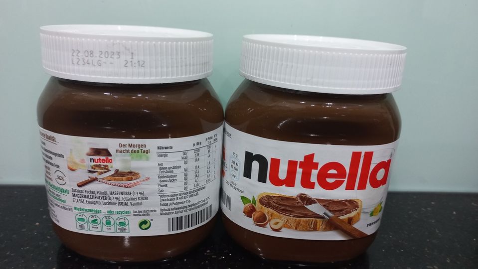 Mứt sôcôla kem hạt dẻ Nutella 450gr (Đức)-Expiry date: 06.2025