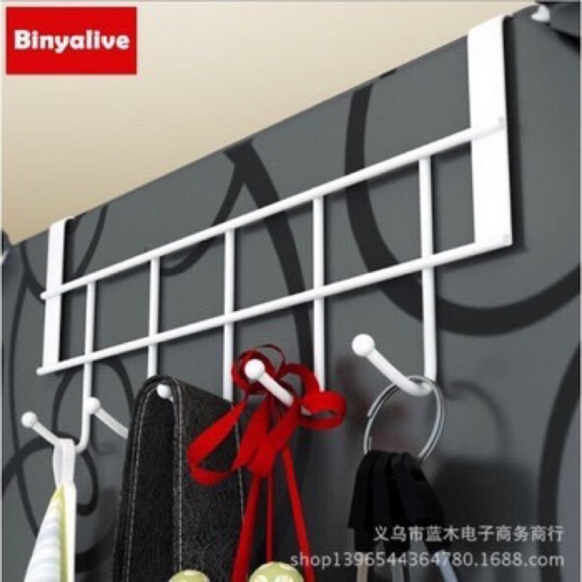 Móc Treo Đồ Đa Năng Cài Bên Hông Sườn Tủ-Kệ-Khung Lưới Sắt Nghệ Thuật