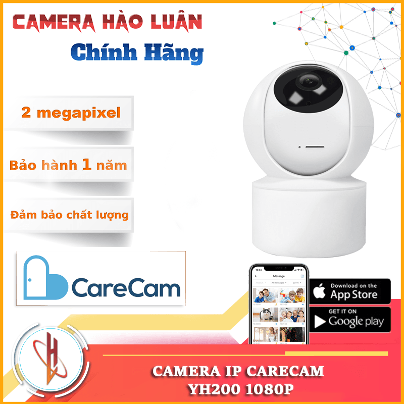 Camera Wifi CareCam YH200 - Camera Carecam CC2020 - Camera dùng trong nhà - Phiên bản mới