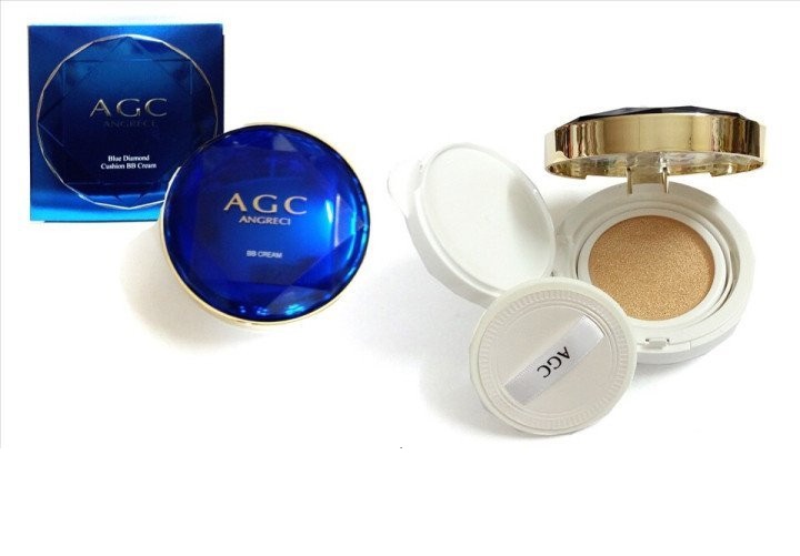 Phấn nước agc xanh kèm lõi sơ cua
