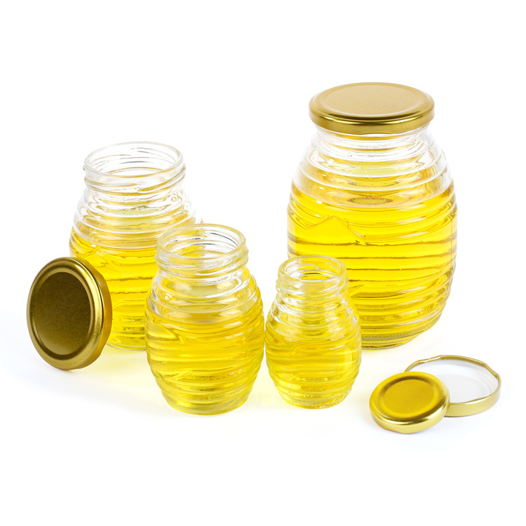 Hũ thuỷ tinh dáng ong đựng mật ong 750ml