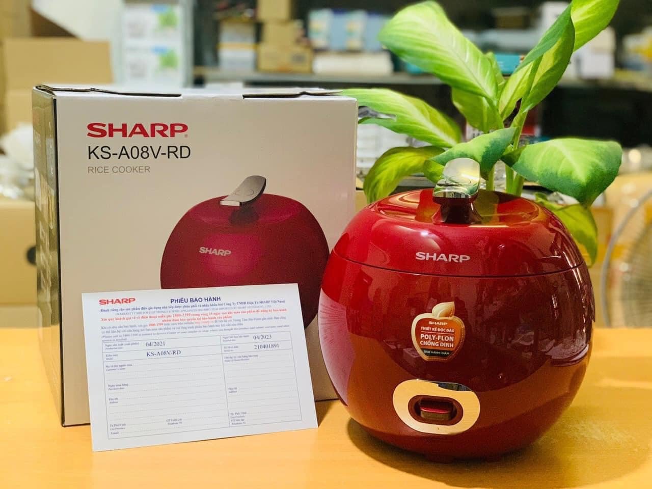 Nồi cơm điện sharp ks-a08